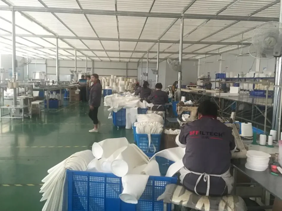 Industrial filter assembly for process optimization