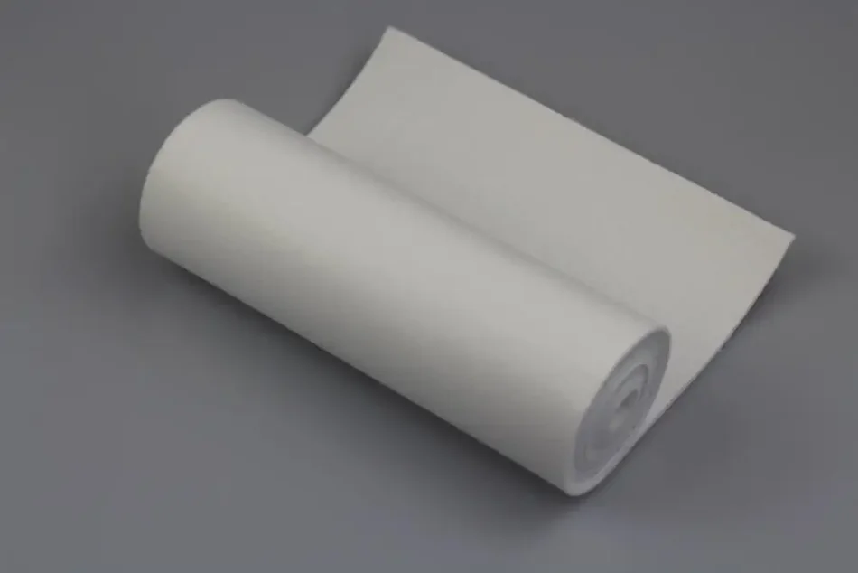 Detail view of industrial filter equipment