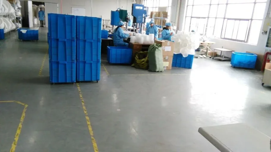 Detail view of industrial filter equipment