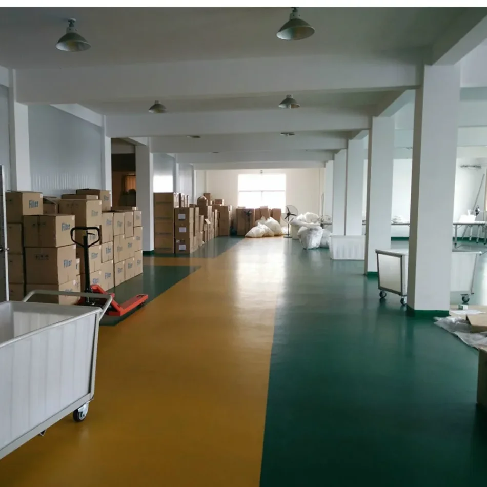 View of industrial filtration system for separation.