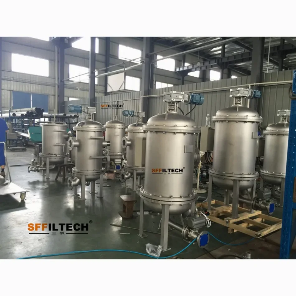 Industrial separation device for filtering materials.