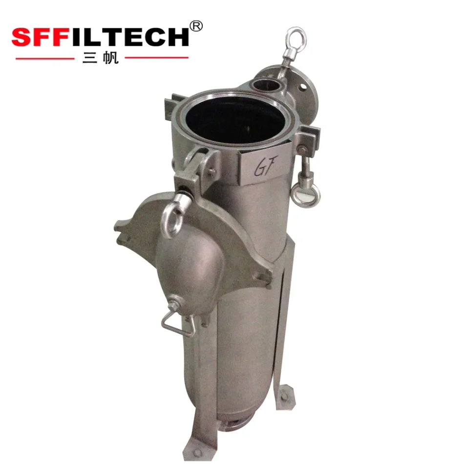 Industrial separation device for filtering applications