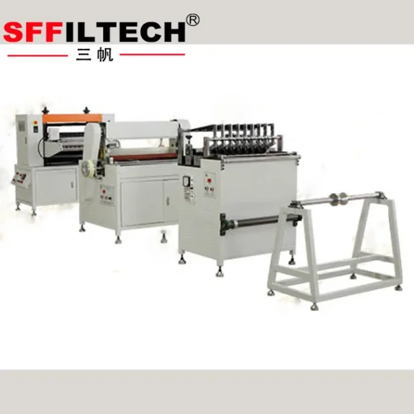 Filter separation machine for industrial applications