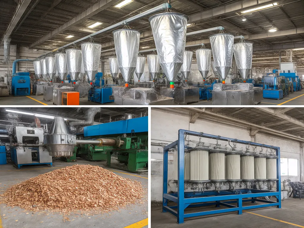 Industrial filter production process