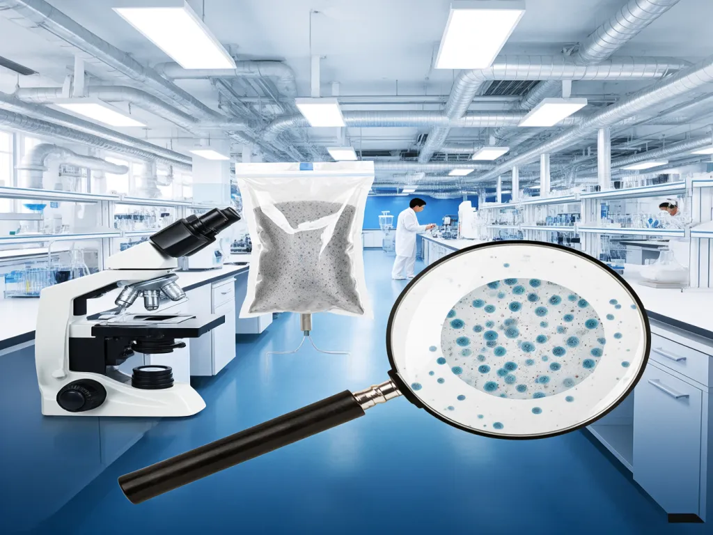 5 micron filter bag in laboratory testing