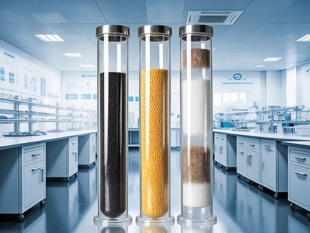 Material testing of filter bags in laboratory