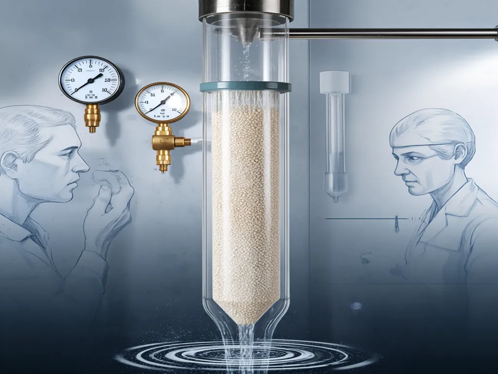 Efficiency testing setup for filter bags