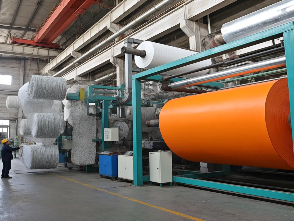 Production process of dust collection filter bags
