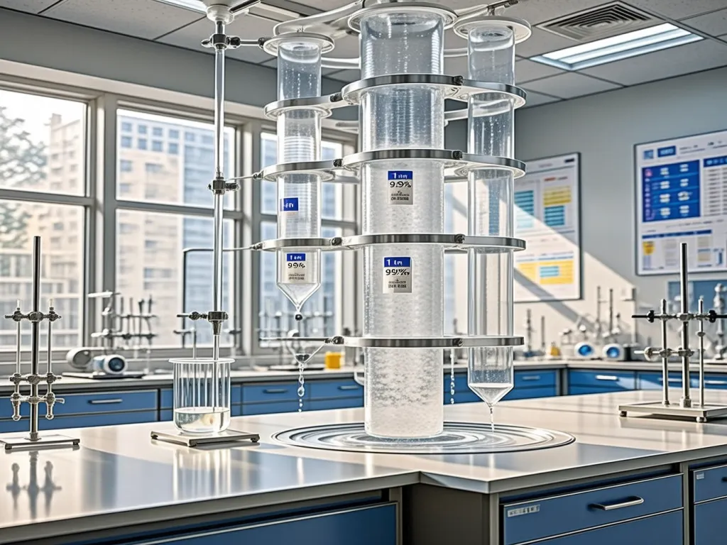 Laboratory setup for testing sediment filter bags with multiple filtration units