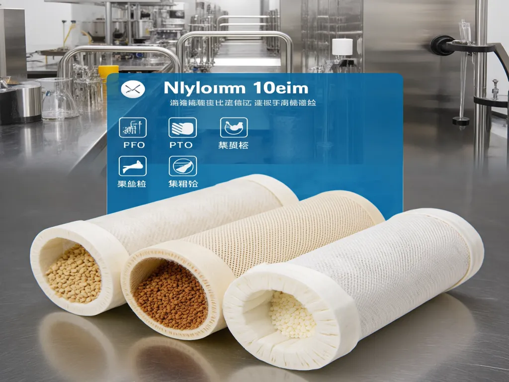 100 micron filter materials with PFO, PTO certification