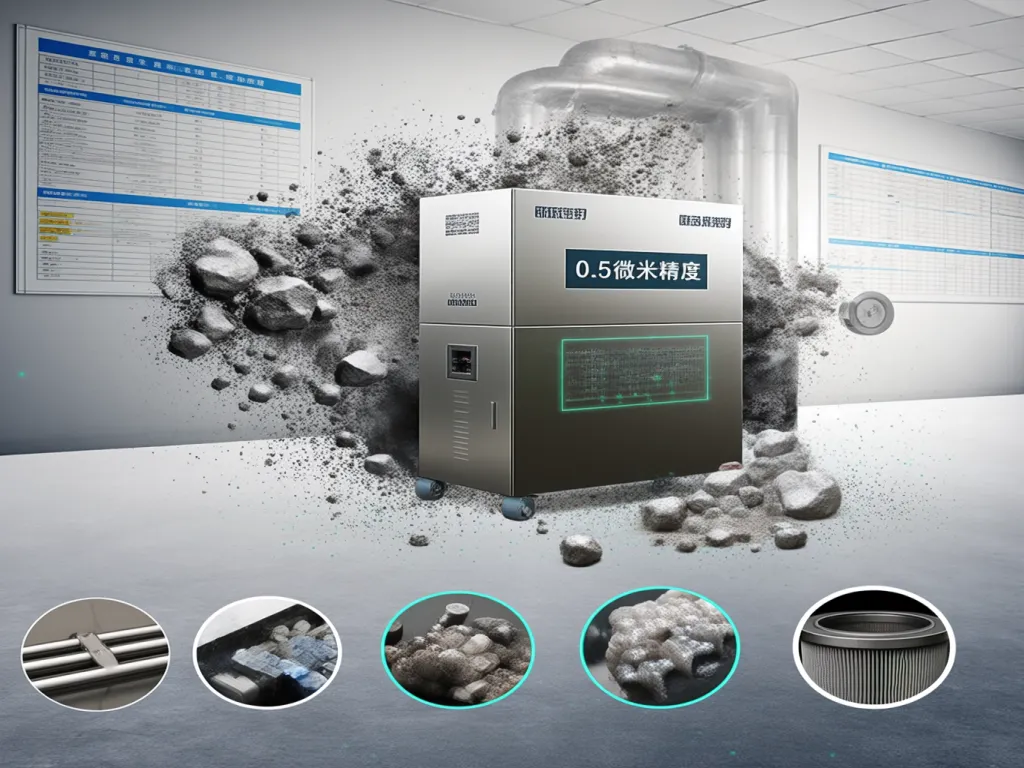 High precision filter machine with 0.5 micron accuracy