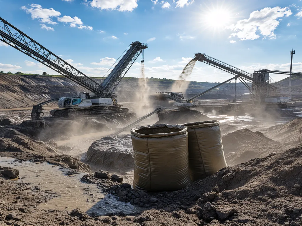 Filter bags for dewatering in mining operations