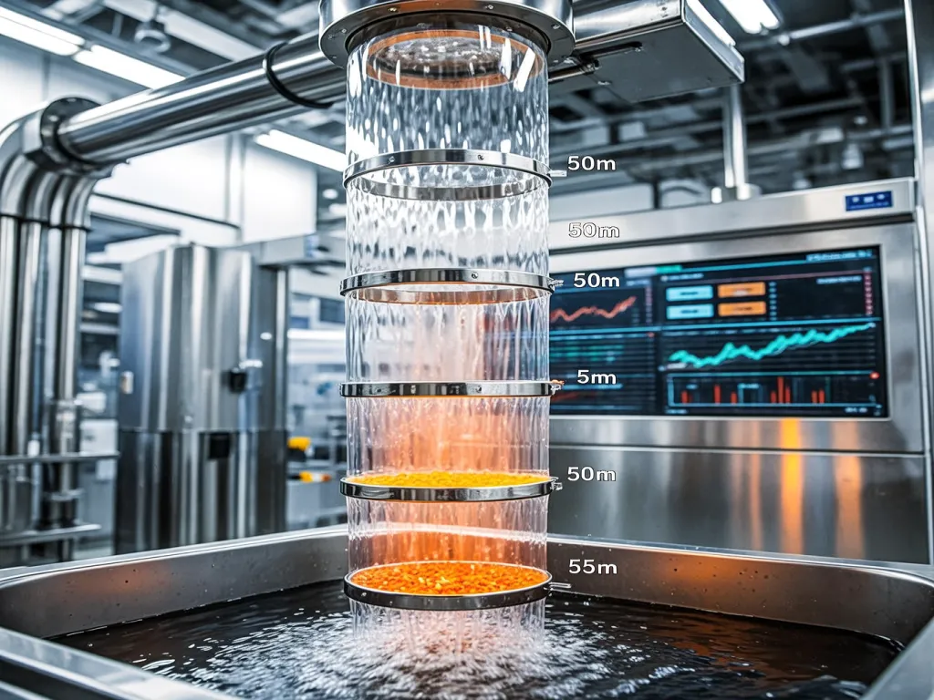 Testing filter bags for water treatment in industrial setup