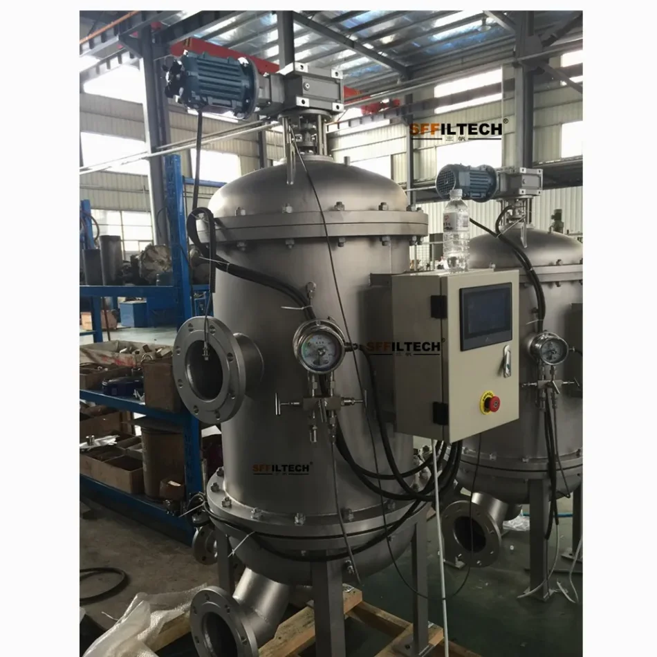 Industrial filtration unit for separation