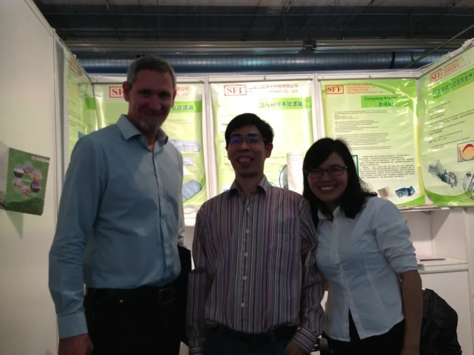 Separation device for industrial use