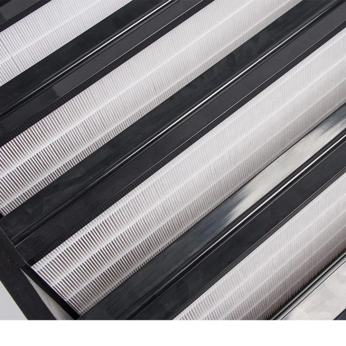 High-capacity industrial filter module with ports