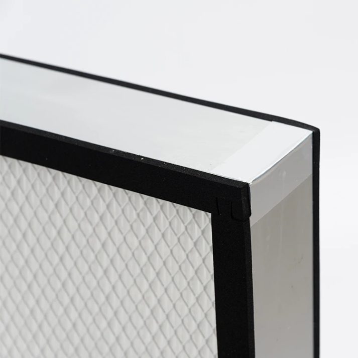 Close-up of industrial filter equipment