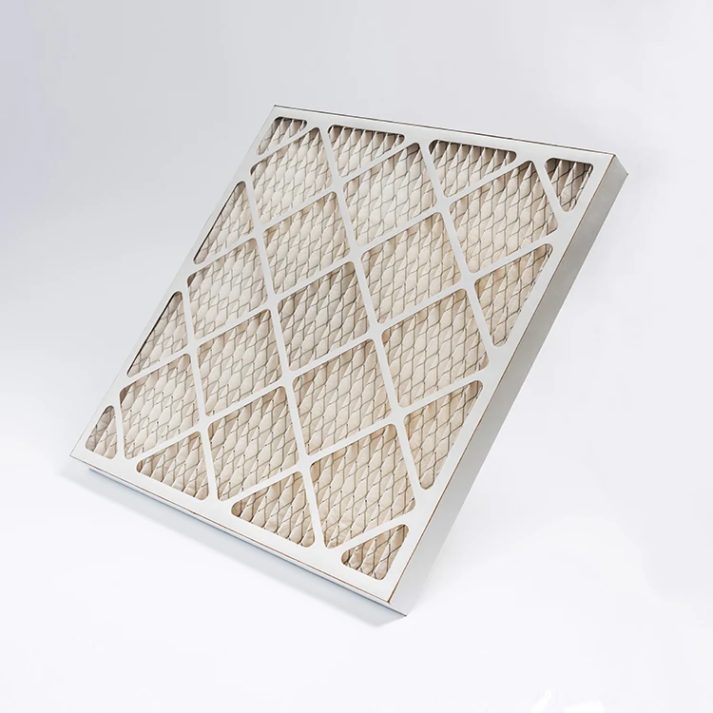 Top view of industrial filter and separation machine