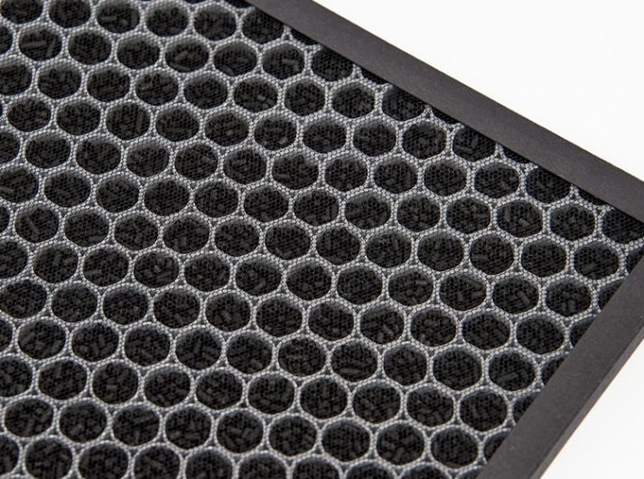 Angle shot of industrial filtration device