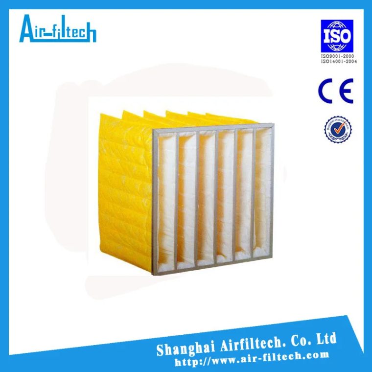 Industrial filter equipment close-up view