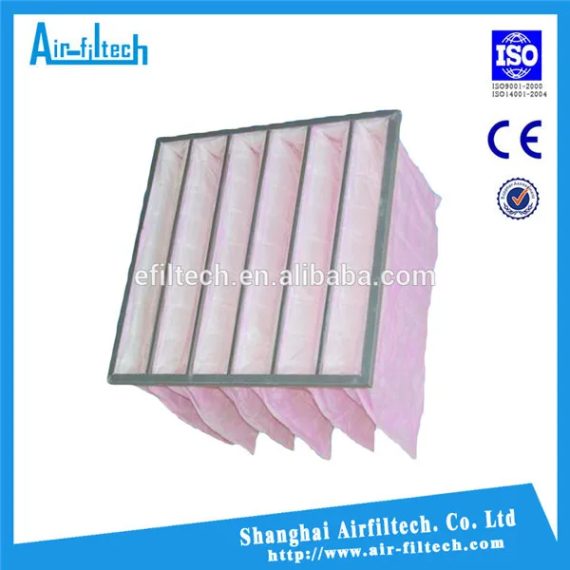 Industrial filtration unit in operation
