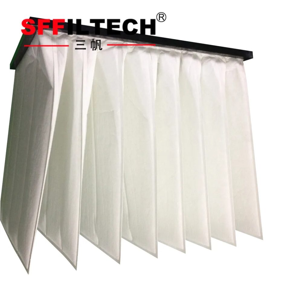 Angle view of filtration device