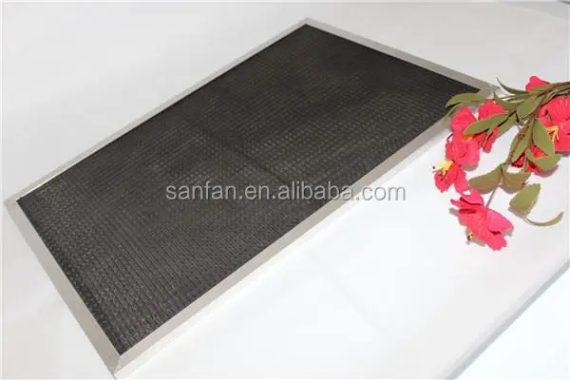 Side angle view of industrial filter system