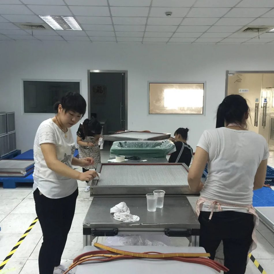 Industrial filter product side view