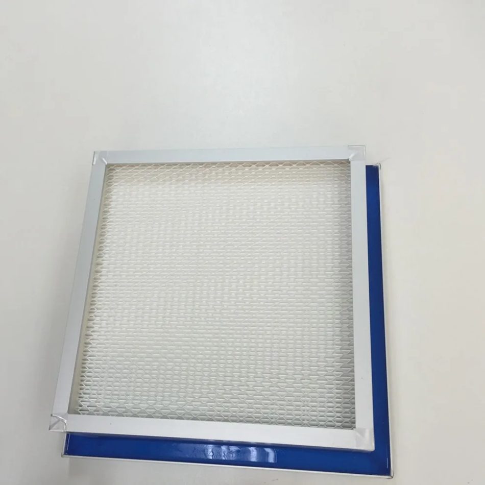 Industrial filter product side detail