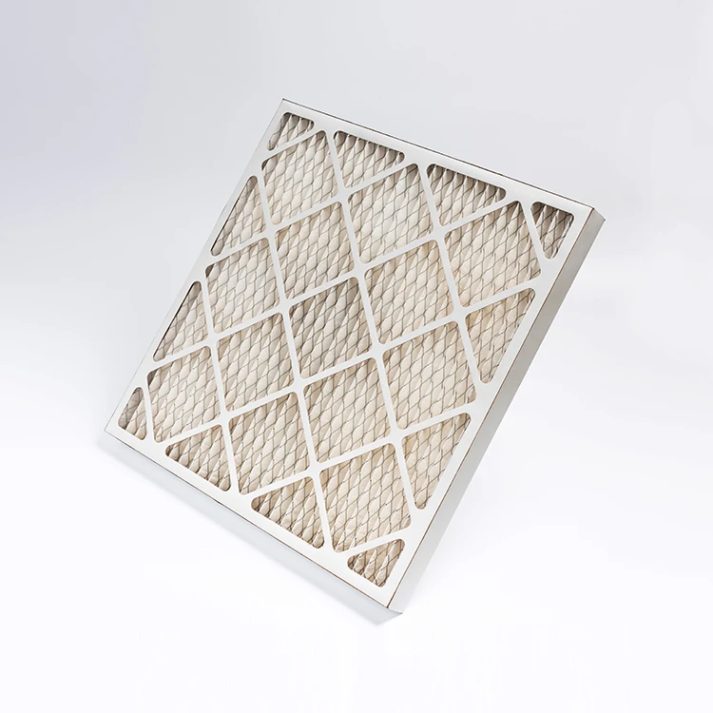 Industrial filter device with metal casing