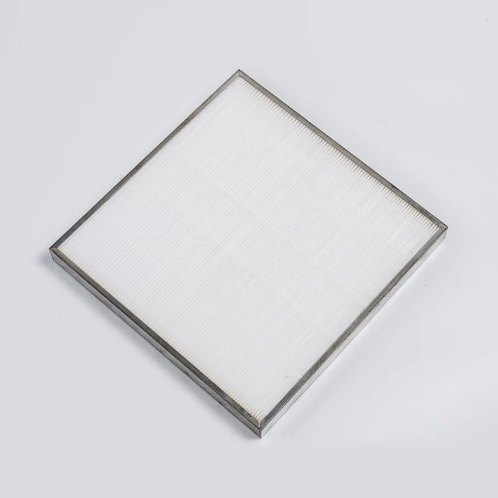 Industrial filtration equipment in operation