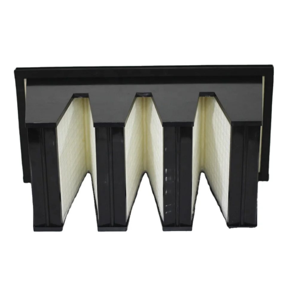 Angled view of industrial filter system