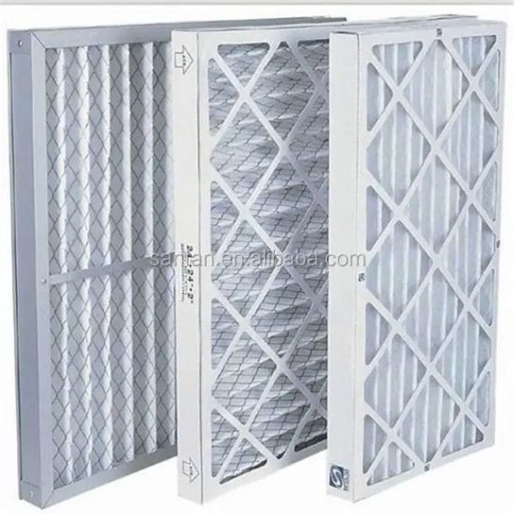 Industrial filter with side view