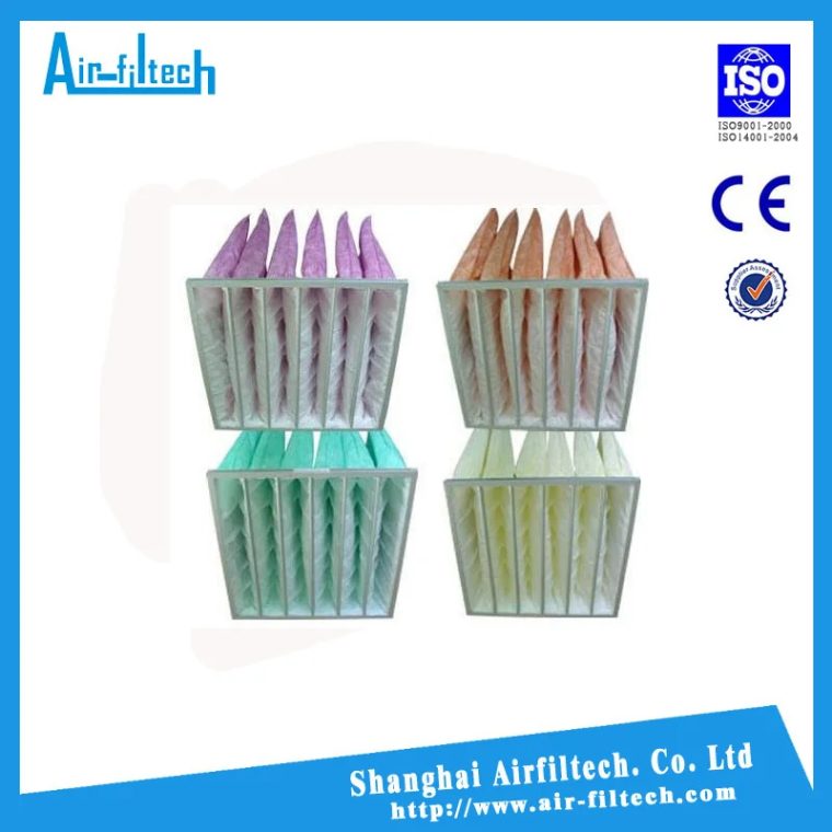 Side view of industrial filter equipment