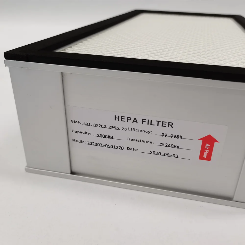 Industrial filter part with precise construction