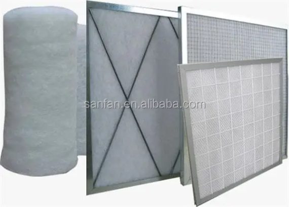 Components of industrial filter housing displayed