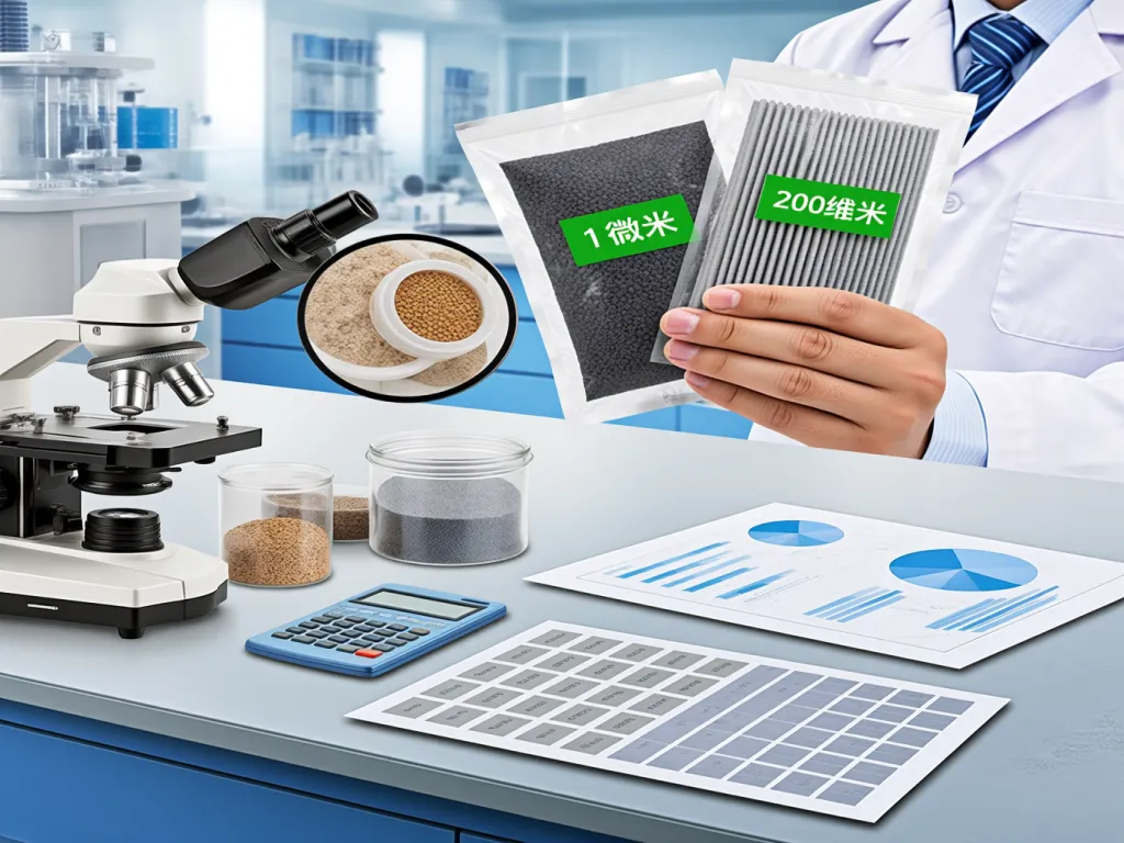 Quality testing of polyester felt filter bags in lab