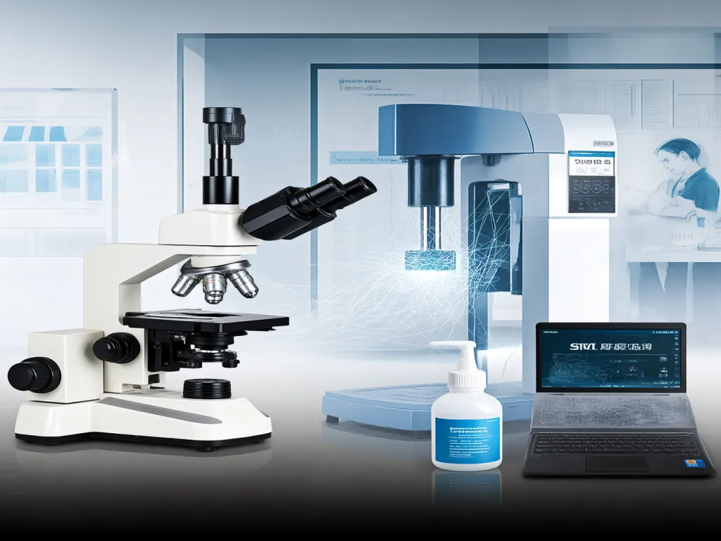 Testing equipment for felt filter material in industrial separation