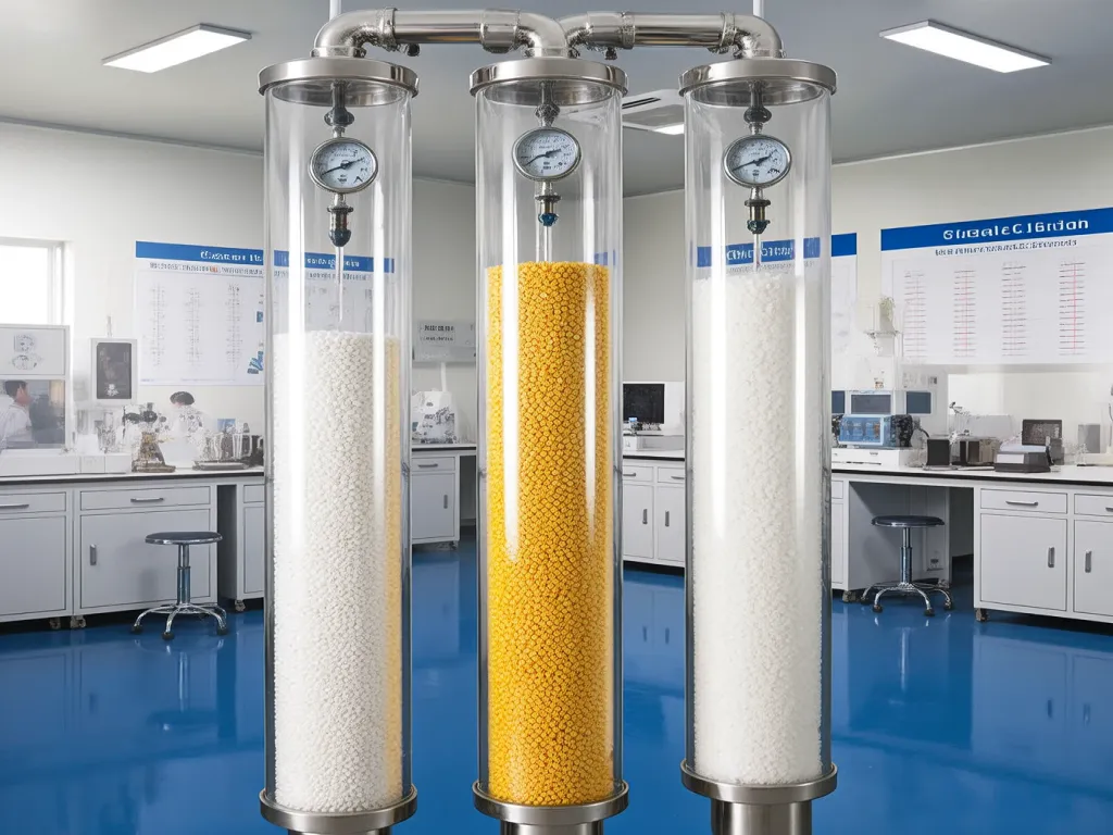 Quality control process for filter sacks with measuring devices