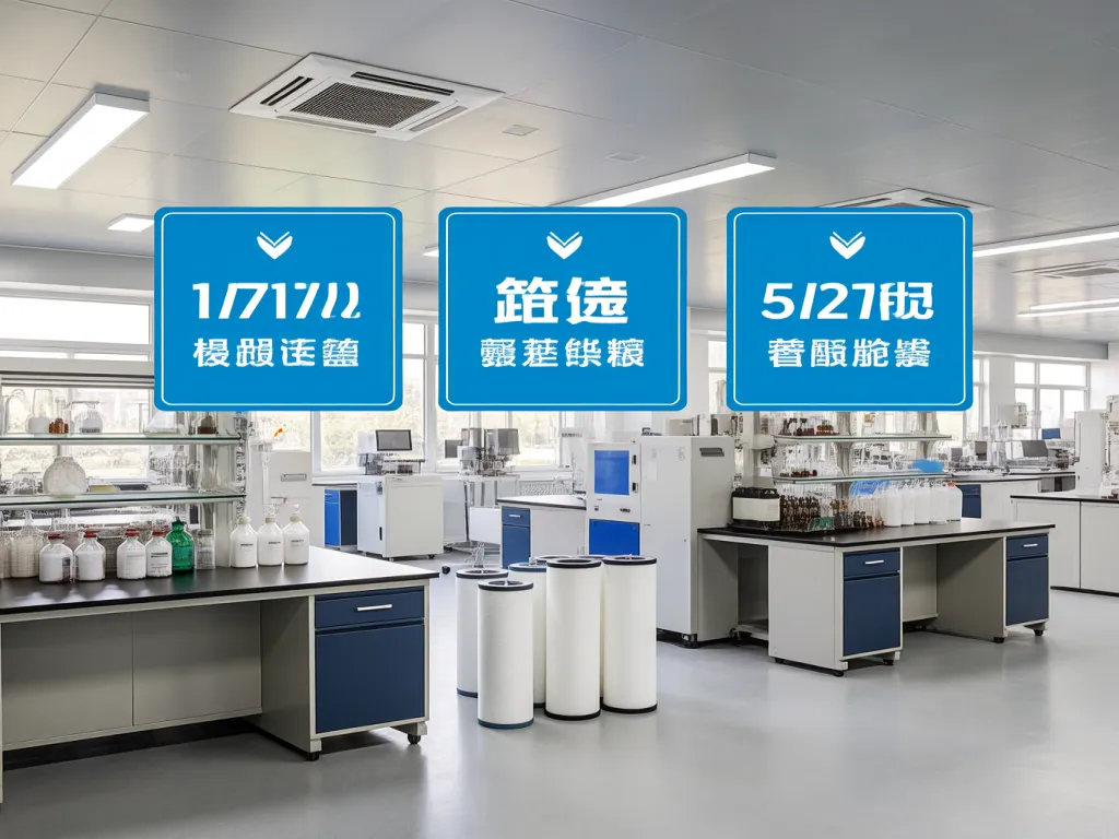 Testing industrial felt filter socks in laboratory