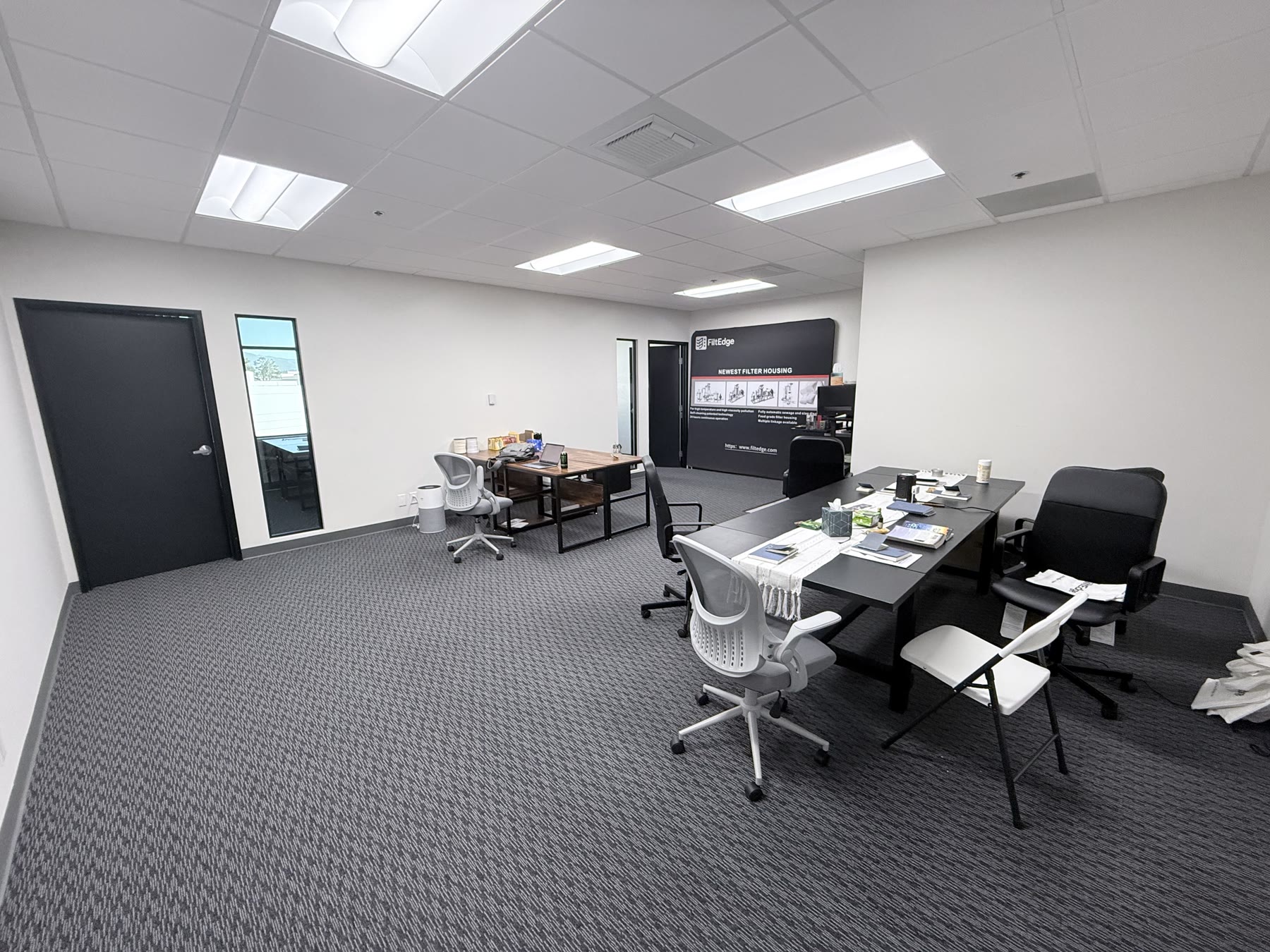 FiltEdge U.S. office and filtration team workspace