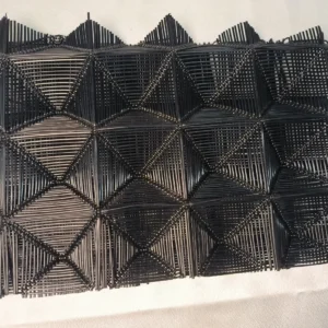 Three-dimensional polypropylene monofilament demister media sample