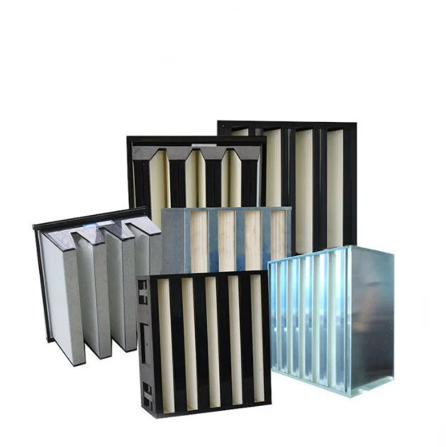 V-Shape Plastic Frame F7 HEPA Filter – High-Efficiency Filtration for Automotive Air Quality