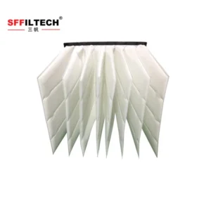 Synthetic Fiber Pocket Air Filter – High-Efficiency F5-F9 Filtration for HVAC Systems