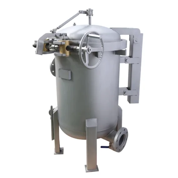 Separation device model for industrial filtration