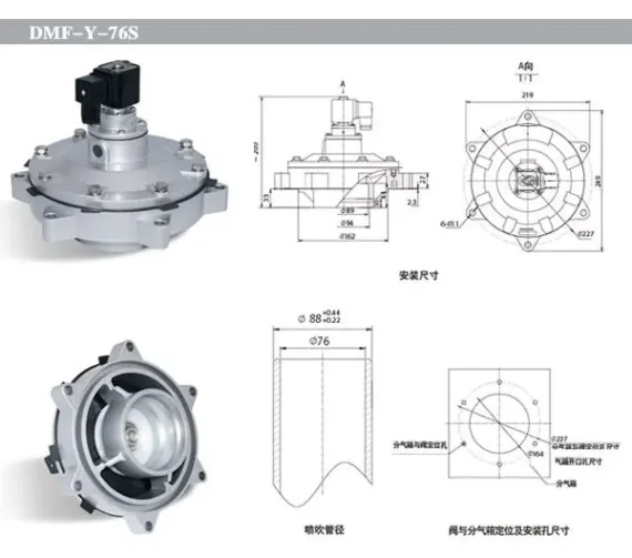 Components of industrial filter system