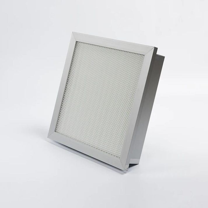 Industrial filtration unit in operational setting
