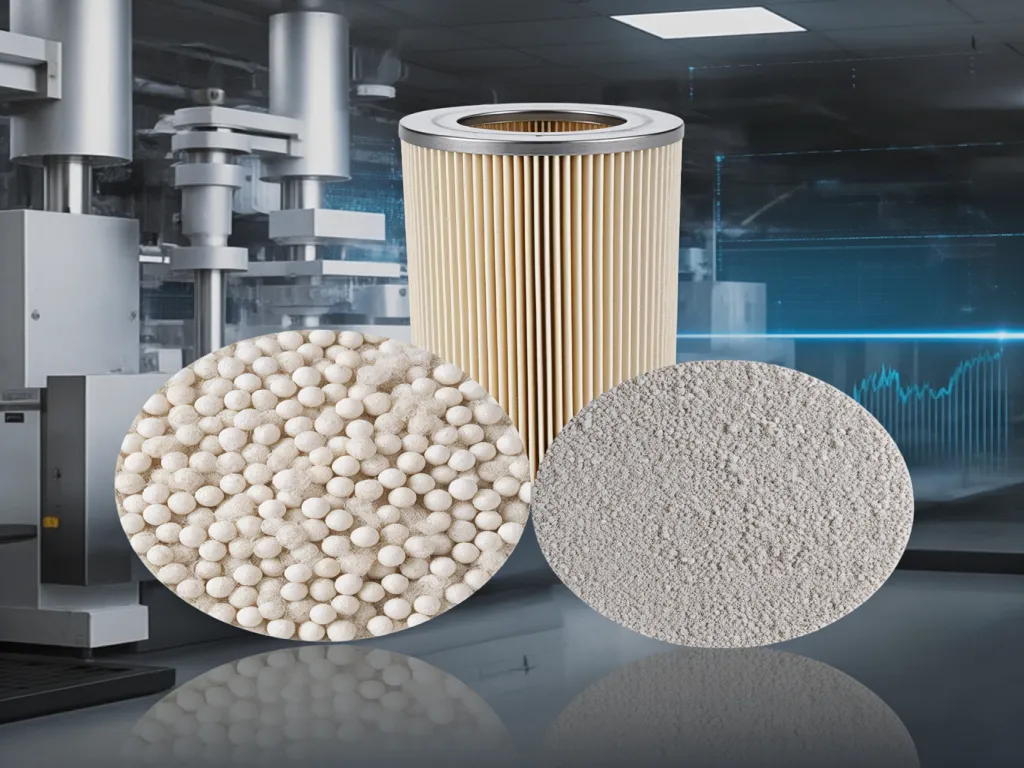 Different types of filter media for dust collectors