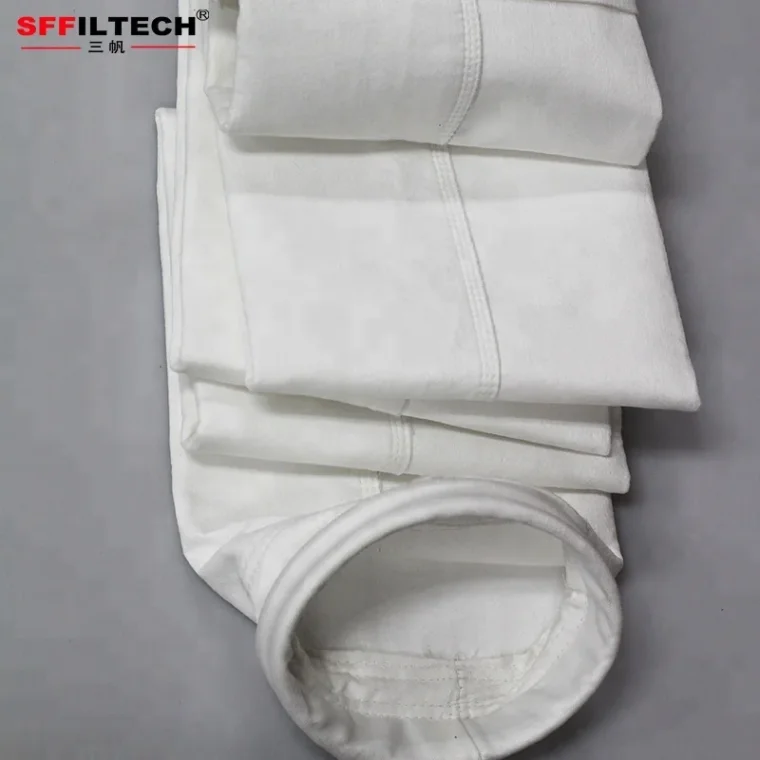 Closeup of industrial filter device