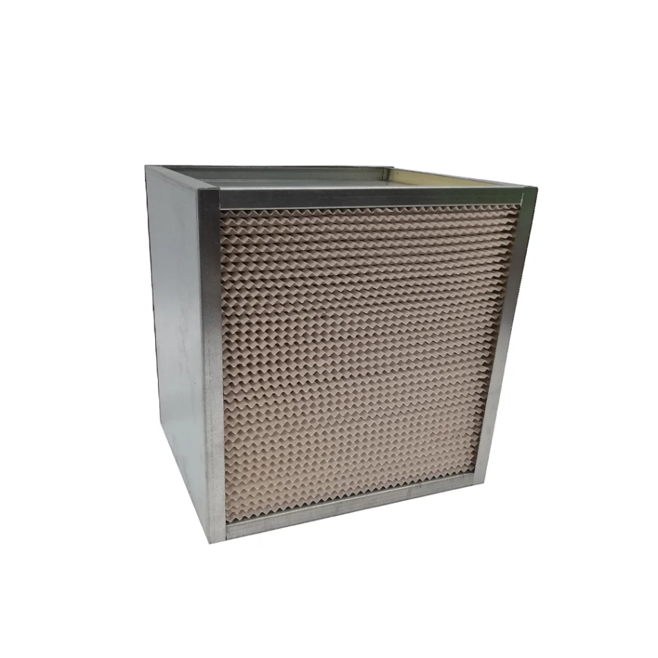 Performance chart of industrial filter equipment